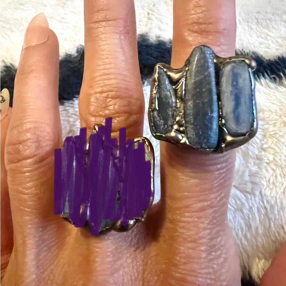 Kyanite Reiki Atttuneme Ring - Picture 8 of 9